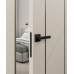 Дверь Belwooddoors Межкомнатная дверь Флекс 1 Молдинг Чёрный глухая Эмаль светло-серый