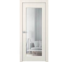 Дверь Belwooddoors Межкомнатная дверь Белла 1 со стеклом Эмаль жемчуг