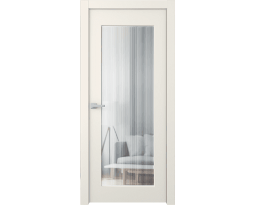 Дверь Belwooddoors Межкомнатная дверь Белла 1 со стеклом Эмаль жемчуг