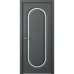 Дверь Belwooddoors Межкомнатная дверь Аргентум 1D со стеклом Эмаль графит