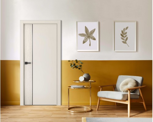 Дверь Belwooddoors Межкомнатная дверь Вега 1 Молдинг Черный глухая Эмаль шёлк Дверь Belwooddoors Межкомнатная дверь Вега 1 Молдинг Черный глухая Эмаль шёлк