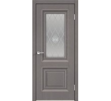 Velldoris дверь SoftTouch ALTO 7 со стеклом без притвора Ясень грей структурный