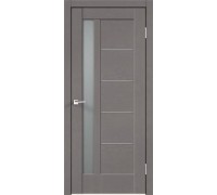 Velldoris дверь SoftTouch PREMIER  3 со стеклом без притвора Ясень грей структурный 550х1900