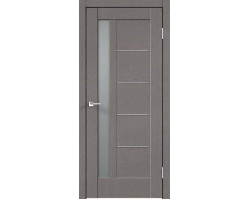 Velldoris дверь SoftTouch PREMIER 3 со стеклом без притвора Ясень грей структурный 550х1900