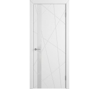 ВФД дверь Flitta Polar стекло White Gloss