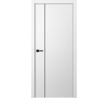 Дверь Belwooddoors Межкомнатная дверь Avesta 1V Молдинг Чёрный декоративные элементы Эмаль белый