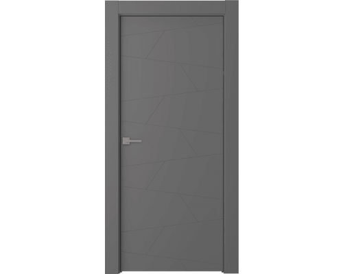 Дверь Belwooddoors Межкомнатная дверь Svea глухая Эмаль графит