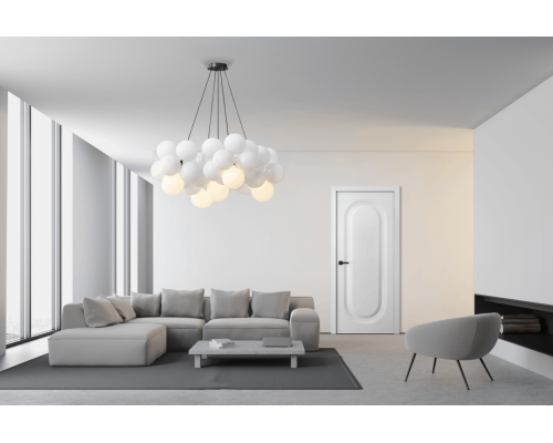 Дверь Belwooddoors Межкомнатная дверь Аргентум 1D со стеклом Эмаль светло-серый Дверь Belwooddoors Межкомнатная дверь Аргентум 1D со стеклом Эмаль светло-серый
