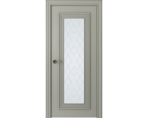 Дверь Belwooddoors Межкомнатная дверь Палаццо 1 со стеклом Эмаль шёлк