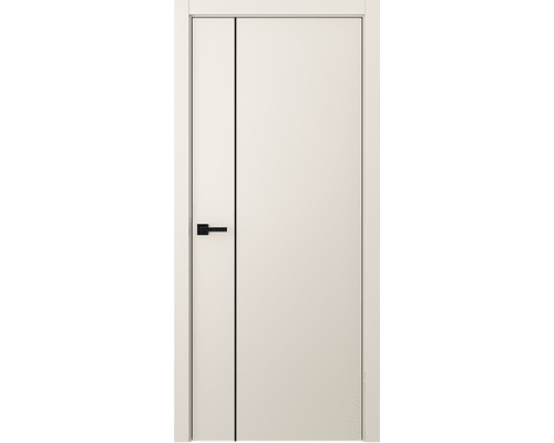 Дверь Belwooddoors Межкомнатная дверь Avesta 1V Молдинг Чёрный декоративные элементы Эмаль жемчуг