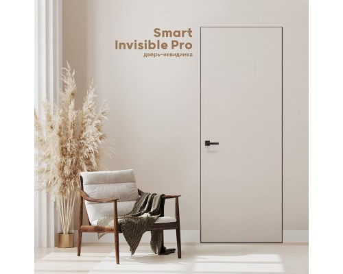 Дверь Belwooddoors Межкомнатная дверь Smart Invisible Pro глухая Грунтованное