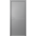 Дверь Belwooddoors Межкомнатная дверь Avesta 1H Молдинг Хром декоративные элементы Эмаль светло-серый