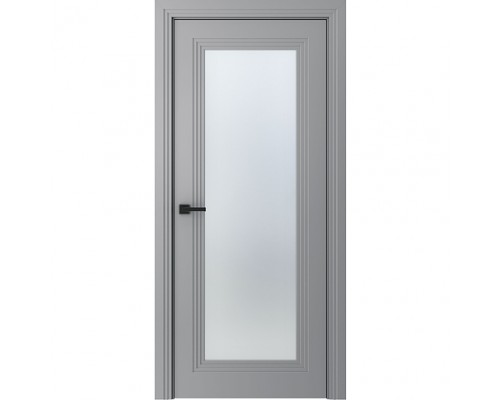 Дверь Belwooddoors Межкомнатная дверь Левел 1 со стеклом Эмаль светло-серый