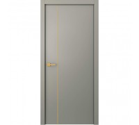 Дверь Belwooddoors Межкомнатная дверь Avesta 1V Молдинг Золото глухая Эмаль шёлк