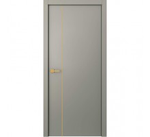 Дверь Belwooddoors Межкомнатная дверь Avesta 1V Молдинг Золото глухая Эмаль шёлк