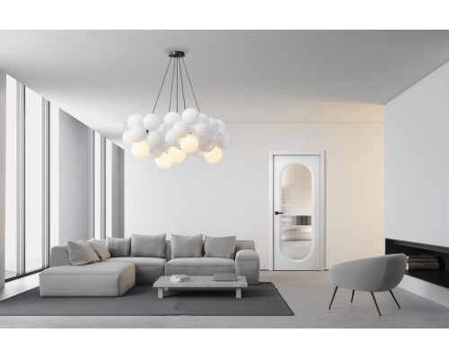 Дверь Belwooddoors Межкомнатная дверь Аргентум 1B со стеклом Эмаль светло-серый Дверь Belwooddoors Межкомнатная дверь Аргентум 1B со стеклом Эмаль светло-серый
