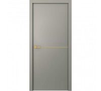 Дверь Belwooddoors Межкомнатная дверь Avesta 1H Молдинг Золото глухая Эмаль шёлк