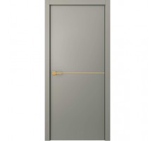Дверь Belwooddoors Межкомнатная дверь Avesta 1H Молдинг Золото глухая Эмаль шёлк