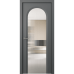 Дверь Belwooddoors Межкомнатная дверь Аргентум 1A со стеклом Эмаль графит