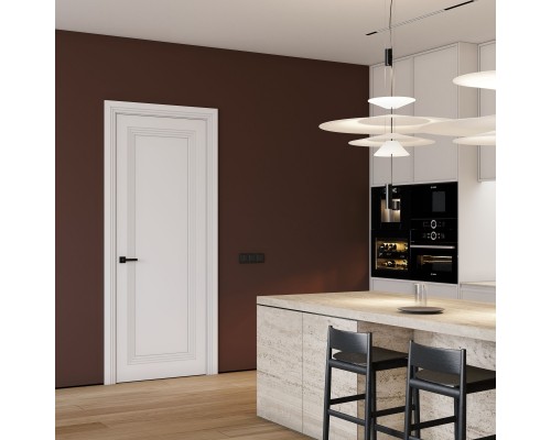 Дверь Belwooddoors Межкомнатная дверь Левел 1 глухая Эмаль шёлк