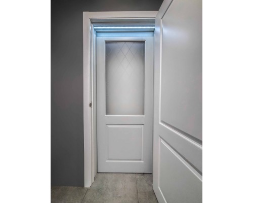 Дверь Belwooddoors Межкомнатная дверь Alta со стеклом Эмаль жемчуг Дверь Belwooddoors Межкомнатная дверь Alta со стеклом Эмаль жемчуг
