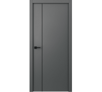 Дверь Belwooddoors Межкомнатная дверь Avesta 1V Молдинг Чёрный декоративные элементы Эмаль графит