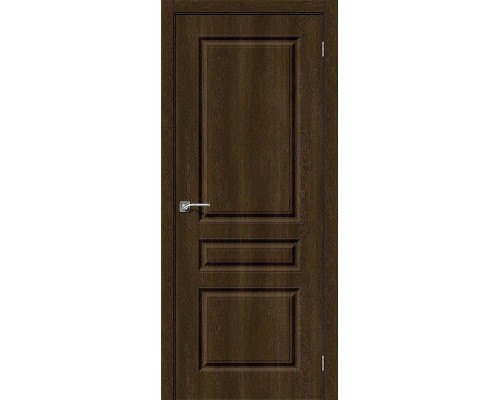 Дверь Скинни-14 Dark Barnwood Браво, Bravo +петли