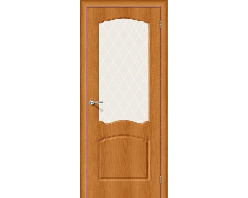 Дверь Альфа-2 Milano Vero White Сrystal Браво, Bravo +петли