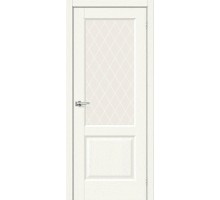 Дверь Неоклассик-33 White Wood White Сrystal Браво, Bravo +петли