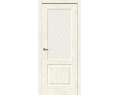 Дверь Неоклассик-33 Nordic Oak White Сrystal Браво, Bravo +петли