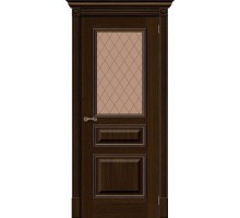 Дверь Вуд Классик-15.1 Golden Oak Bronze Сrystal Mr.Wood Браво, Bravo +петли