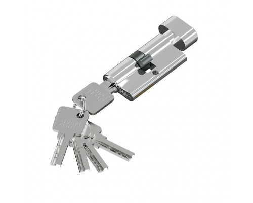 Цилиндр для замка FAB-6.3S 5628/28 Chrome