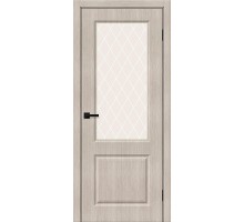 Дверь Скинни-13 Cappuccino Melinga White Сrystal Браво, Bravo +петли