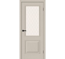 Дверь Классик-13 Cream Silkwood White Сrystal elPORTA Браво, Bravo
