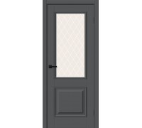 Дверь Классик-13 Stormy Silk White Сrystal elPORTA Браво, Bravo
