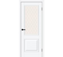 Дверь Классик-13 White Silk White Сrystal elPORTA Браво, Bravo