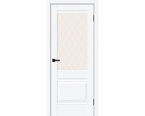 Дверь Прима-3 White Silk White Сrystal Браво, Bravo Дверь Прима-3 White Silk White Сrystal Браво, Bravo