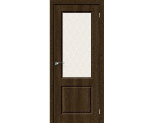 Дверь Скинни-13 Dark Barnwood White Сrystal Браво, Bravo +петли Дверь Скинни-13 Dark Barnwood White Сrystal Браво, Bravo +петли