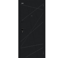 Дверь входная Bravo R Граффити-5/SBlack Букле черное/Slate Art