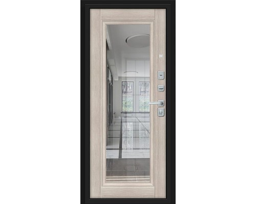 Дверь входная Bravo R Форм/BChrome Almon/Cappuccino Melinga Дверь входная Bravo R Форм/BChrome Almon/Cappuccino Melinga