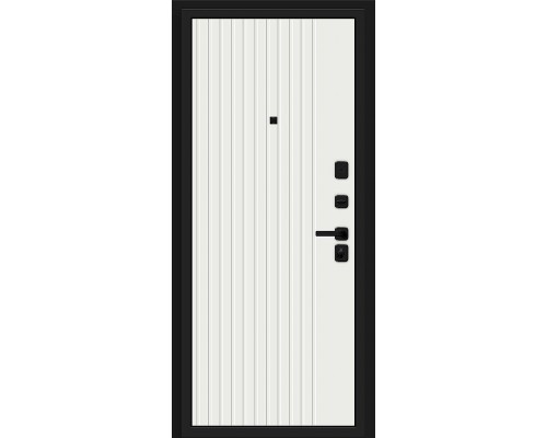 Дверь входная Bravo R Граффити-32/32 Total Black/Super White