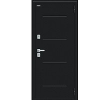 Дверь входная Bravo Thermo Thermo Лайн/BChrome Букле черное/Wenge Melinga