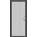 Дверь входная Optim D Тайга-9 Вертикаль Антик Серебряный/Серый