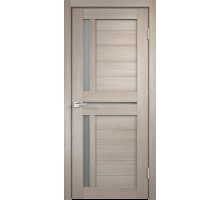Дверь VellDoris Экошпон DUPLEX 3 цвет Капучино стекло Мателюкс