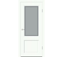 Дверь VellDoris EMALUX ALTO 21 2V цвет Белый Опал стекло Мателюкс контур №1