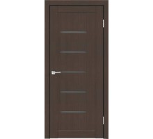 Velldoris Межкомнатная дверь экошпон NEXT 3 Чёрное дерево п. rfn 100х70х2,5 sn 2шт, стекло Мателюкс Графит