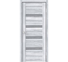Velldoris Межкомнатная дверь экошпон XLINE 4 Клён айс стекло Лакобель черное