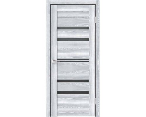 Velldoris Межкомнатная дверь экошпон XLINE 6 Клён айс стекло Лакобель черное Velldoris Межкомнатная дверь экошпон XLINE 6 Клён айс стекло Лакобель черное