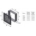 Каминная решетка 17x17 ABC стальная