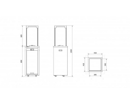 Нагреватель газовый PATIO/LIGHT, сталь, белый